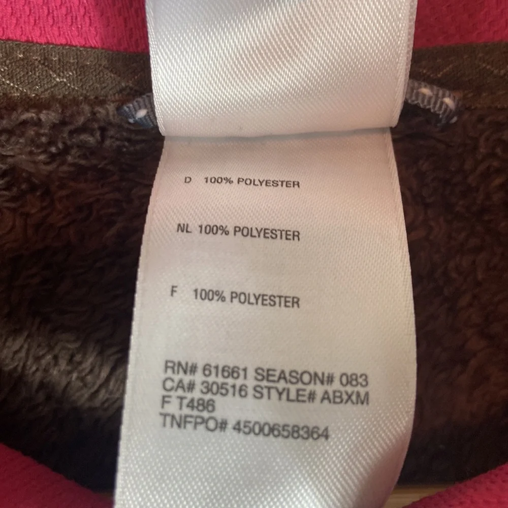 The North Face Chocolate Brown Teddy Quarter Zip - Picture 9 of 10